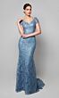 Alyce Paris 27602 V-Neck Fitted Lace Dress