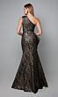 Alyce Paris 27620 Ruffle Skirt One Shoulder Dress