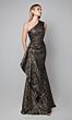 Alyce Paris 27620 Ruffle Skirt One Shoulder Dress