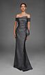 Alyce Paris 27639 Front Slit Off The Shoulder Dress