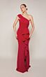 Alyce Paris 27646 Ruffle Slit One Shoulder Dress