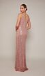 Alyce Paris 27653 High Slit Draped Sequin Dress