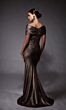 Alyce Paris 27666 Off The Shoulder Metallic Dress