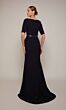 Alyce Paris 27679 Scoop Neck Peplum Dress