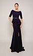 Alyce Paris 27679 Scoop Neck Peplum Dress