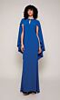 Alyce Paris 27683 Cape Sleeves Keyhole Neck Dress