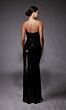 Alyce Paris 27704 High Slit Strapless Sequin Dress