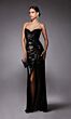 Alyce Paris 27704 High Slit Strapless Sequin Dress