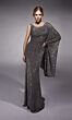 Alyce Paris 27718 Cape Sleeve Scoop Neck Sequin Dress