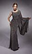 Alyce Paris 27718 Cape Sleeve Scoop Neck Sequin Dress