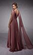 Alyce Paris 27720 Hanging Sleeve Ruched Bodice Dress