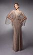 Alyce Paris 27724 Embellished V-Neck Kimono Sleeve Dress