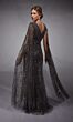 Alyce Paris 27725 V-Neck Hanging Sleeve Dress