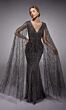 Alyce Paris 27725 V-Neck Hanging Sleeve Dress