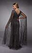 Alyce Paris 27725 V-Neck Hanging Sleeve Dress