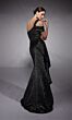 Alyce Paris 27734 Asymmetric Neck Side Ruffle Dress