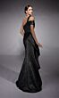 Alyce Paris 27734 Asymmetric Neck Side Ruffle Dress