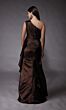 Alyce Paris 27751 Side Ruffle One-Shoulder Jacquard Dress