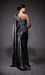 Alyce Paris 27753 Hanging Sleeve One-Shoulder Metallic Dress
