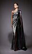 Alyce Paris 27753 Hanging Sleeve One-Shoulder Metallic Dress