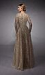 Alyce Paris 27757 Sheer Long Sleeve Beaded A-Line Dress