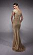 Alyce Paris 27762 Asymmetric Neck Ruched Side Dress