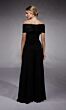 Alyce Paris 27768 Wide-Leg Off-The-Shoulder Jumpsuit