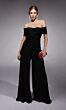 Alyce Paris 27768 Wide-Leg Off-The-Shoulder Jumpsuit