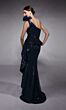 Alyce Paris 27770 Peplum One-Shoulder Ruffle Dress