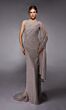 Alyce Paris 27772 Cape Sleeve One-Shoulder Dress
