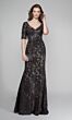 Alyce Paris 27497 Short Sleeve Sequin Dress