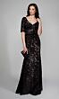 Alyce Paris 27497 Short Sleeve Sequin Dress