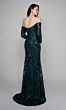 Alyce Paris 27544 Off The Shoulder Sequin Dress