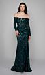 Alyce Paris 27544 Off The Shoulder Sequin Dress