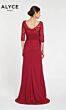 Alyce Paris 27234 Three-Quarter Sleeve Evening Gown
