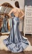 LaDivine Dress CH236 Strappy Back Ruched Derriere Evening Dress