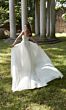Mori Lee 4157 Polly Lace Bodice Cap Sleeves Wedding Gown