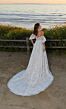 Mori Lee 1219 Liliana Detachable Sleeve Corset Top Bridal Gown