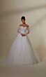 Mori Lee 2549 Mabel Illusion Sleeve Ruched Bodice Bridal Dress