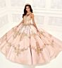 Princesa by Ariana Vara PR30085CAPE Embroidered Hem Sheer Quince Cape