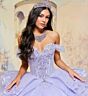 Princesa by Ariana Vara PR30171 Ruffle Overskirt Beaded Quince Dress