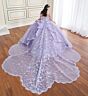 Princesa by Ariana Vara PR30172 Beaded Top Basque Waist Quince Gown