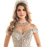 Princesa by Ariana Vara PR30173 Off-The-Shoulder Beaded Quince Gown