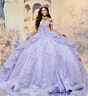 Princesa by Ariana Vara PR30174 Gauntlet Sleeve Applique Quince Dress