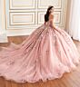 Princesa by Ariana Vara PR30175 Corset Top Floral Quinceanera Dress