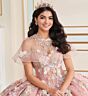 Princesa by Ariana Vara PR30175 Corset Top Floral Quinceanera Dress