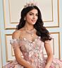 Princesa by Ariana Vara PR30175 Corset Top Floral Quinceanera Dress
