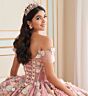 Princesa by Ariana Vara PR30175 Corset Top Floral Quinceanera Dress