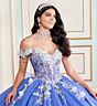 Princesa by Ariana Vara PR30178 Off-The-Shoulder Floral Quinceanera Dress