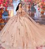 Princesa by Ariana Vara PR30194 Illusion Corset Top Sweet 16 Dress